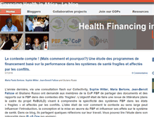 Tablet Screenshot of healthfinancingafrica.org